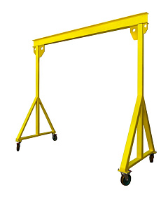 Мини-кран козловой TOR (МПУ) 1,0 т 3,7х5 м ручной