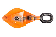 Блок монтажный однорольный с ушком TOR HQG(L) K1-0,5 т с откидной щекой Блок монтажный однорольный с ушком TOR HQG(L) K1-0,5 т с откидной щекой