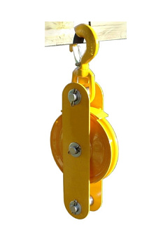 Блок монтажный БМо - 1,0Ш - 01 с осью (пальцем) и крюком Блок монтажный БМо - 1,0Ш - 01 с осью (пальцем) и крюком