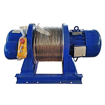 Лебедка электрическая 2000кг  70м с канатом 380В TOR KDJ PRO