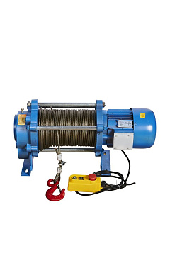 Лебедка электрическая  750 кг  70 м с канатом 380 В TOR KCD#
