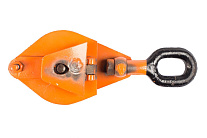 Блок монтажный однорольный с  ушком TOR HQG(L) K1-0,5 т с откидной щекой (T)*