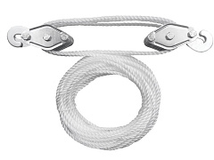 Полиспаст TOR 2-блочный г/п 200кг с канатом 20 м