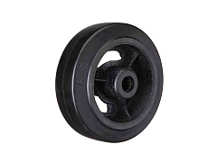 Колесо большегрузное D 63 160 мм резина на ось (F)