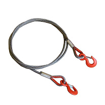 Буксир канатный TOR БТК 37,0 т 6,0 м опрессовка канат 27 мм (петля-петля) Буксир канатный TOR БТК 37,0 т 6,0 м опрессовка канат 27 мм (петля-петля)