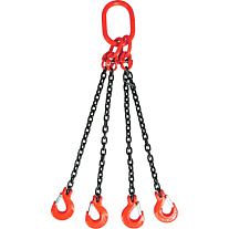 Строп цепной TOR 4СЦ г/п 4,25 т 3,0 м с самозакрывающимися крюками Строп цепной TOR 4СЦ г/п 4,25 т 3,0 м с самозакрывающимися крюками