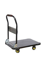 Тележка платформенная 600 кг TOR PH600 (720х470) со складной ручкой (пластиковые колеса 100 мм)