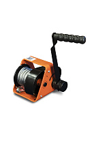 Лебедка ручная барабанная с тросом  500кг  25м со съемной ручкой TOR GR