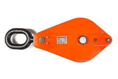 Блок монтажный однорольный с ушком TOR HQG(L) K1-10,0 т с откидной щекой Блок монтажный однорольный с ушком TOR HQG(L) K1-10,0 т с откидной щекой