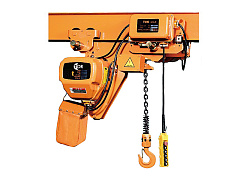 Таль передвижная с уменьшенной строительной высотой  1т  6м 380В электрическая цепная TOR HHBDSL-01