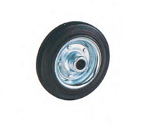 Колесо литая резина C 54 125 мм без втулки, чашек и болта (N) Колесо литая резина C 54 125 мм без втулки, чашек и болта (N)