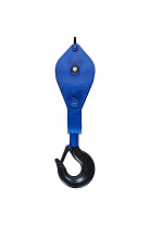Блок монтажный двухрольный с крюком TOR 1 т (T)# Блок монтажный двухрольный с крюком TOR 1 т (T)#