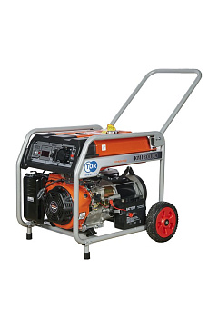 Генератор бензиновый 9,0 кВт 220В 26 л с электростартером и колесами TOR KM13000H