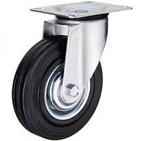 Колесо поворотное резина SC 42 100 мм РФ Колесо поворотное резина SC 42 100 мм РФ