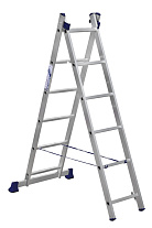 Лестница 2-х секционная алюминиевая 2*6 Лестница 2-х секционная алюминиевая 2*6